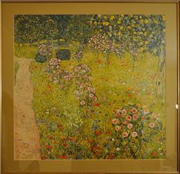 "Ogród z różami" wg. G. Klimta