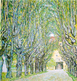 "Aleja do zamku Kammer" wg. G. Klimta