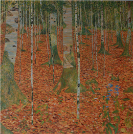 "Las brzozowy"  wg.G. Klimta