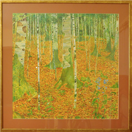 "Las brzozowy" wg.G. Klimta