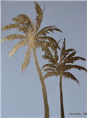 "Złote palmy" (30x40cm)