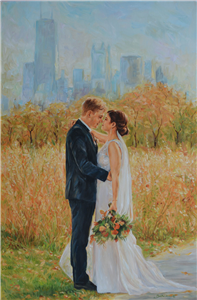 "Portret ślubny w Chicago"